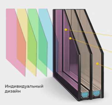 Тонированные стеклопакеты